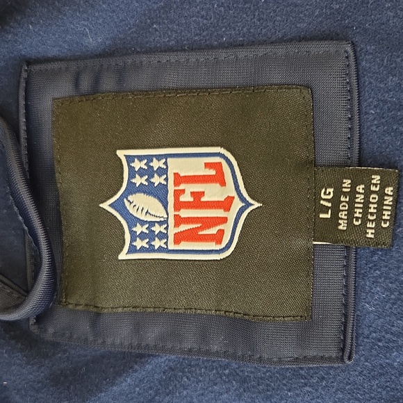 NFL New England Patriots Men's Fleece Backed Track Jacket Size L - Picture 7 of 9